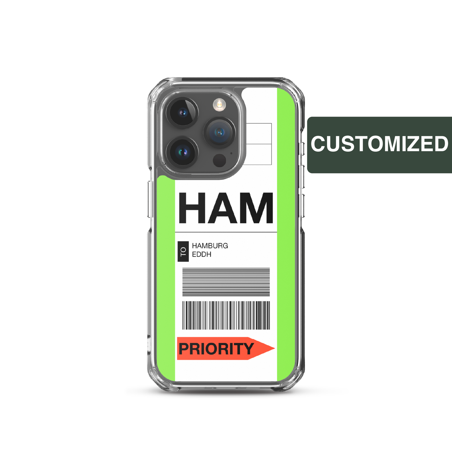 iPhone Hülle Full Baggage Tag Individualisiert