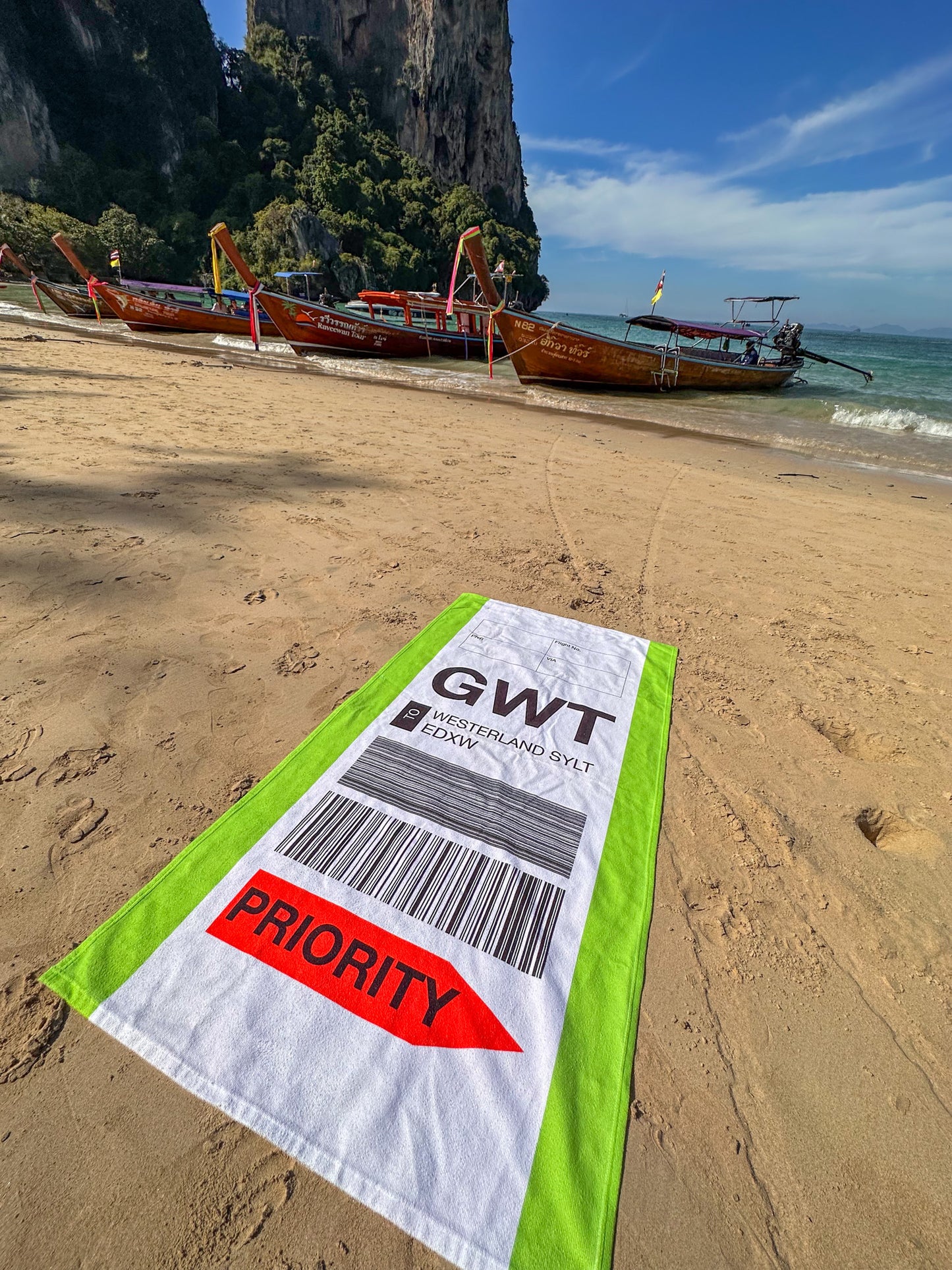 Strandtuch Baggage Tag Individualisiert
