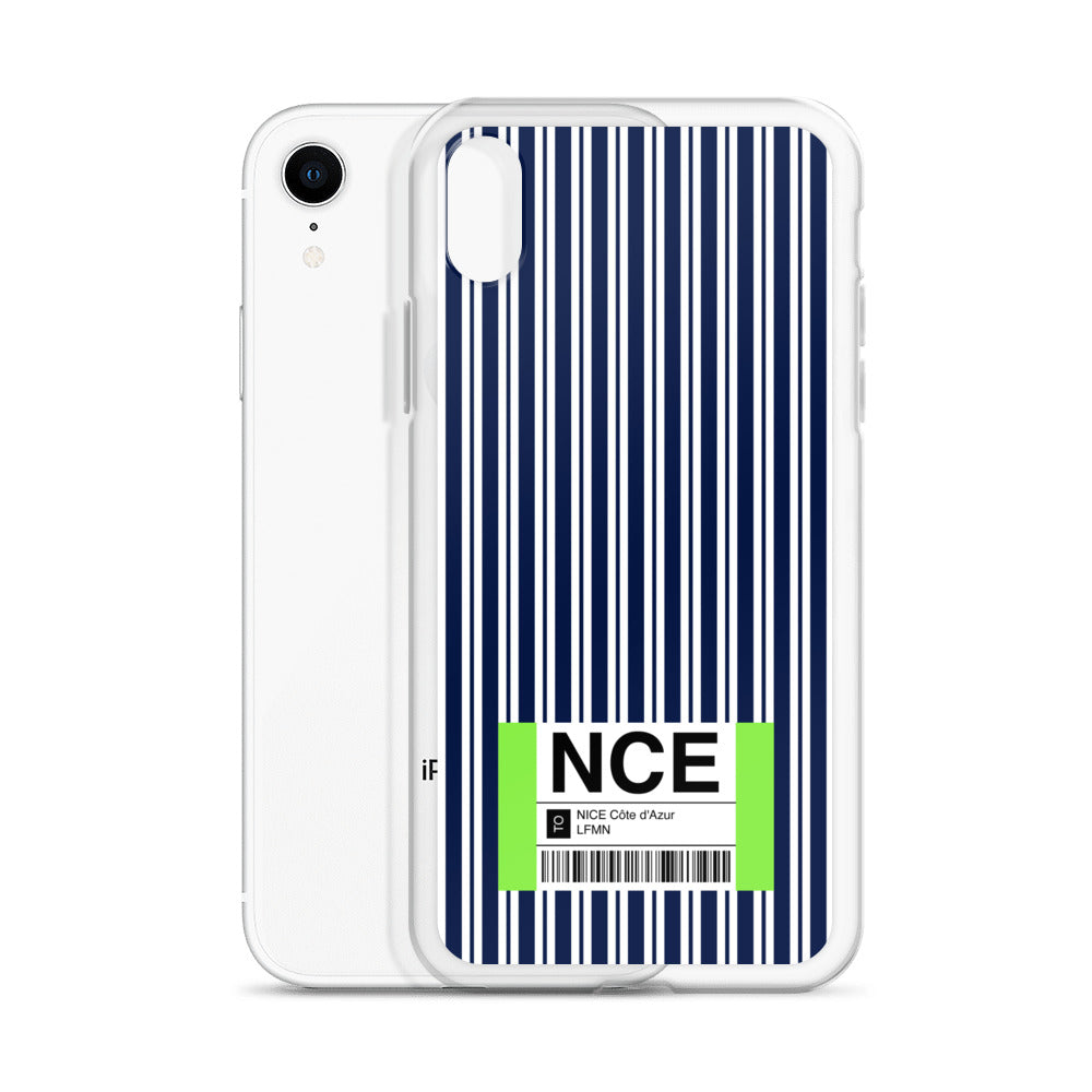 iPhone Case Stripes Nice Côte d'Azur NCE