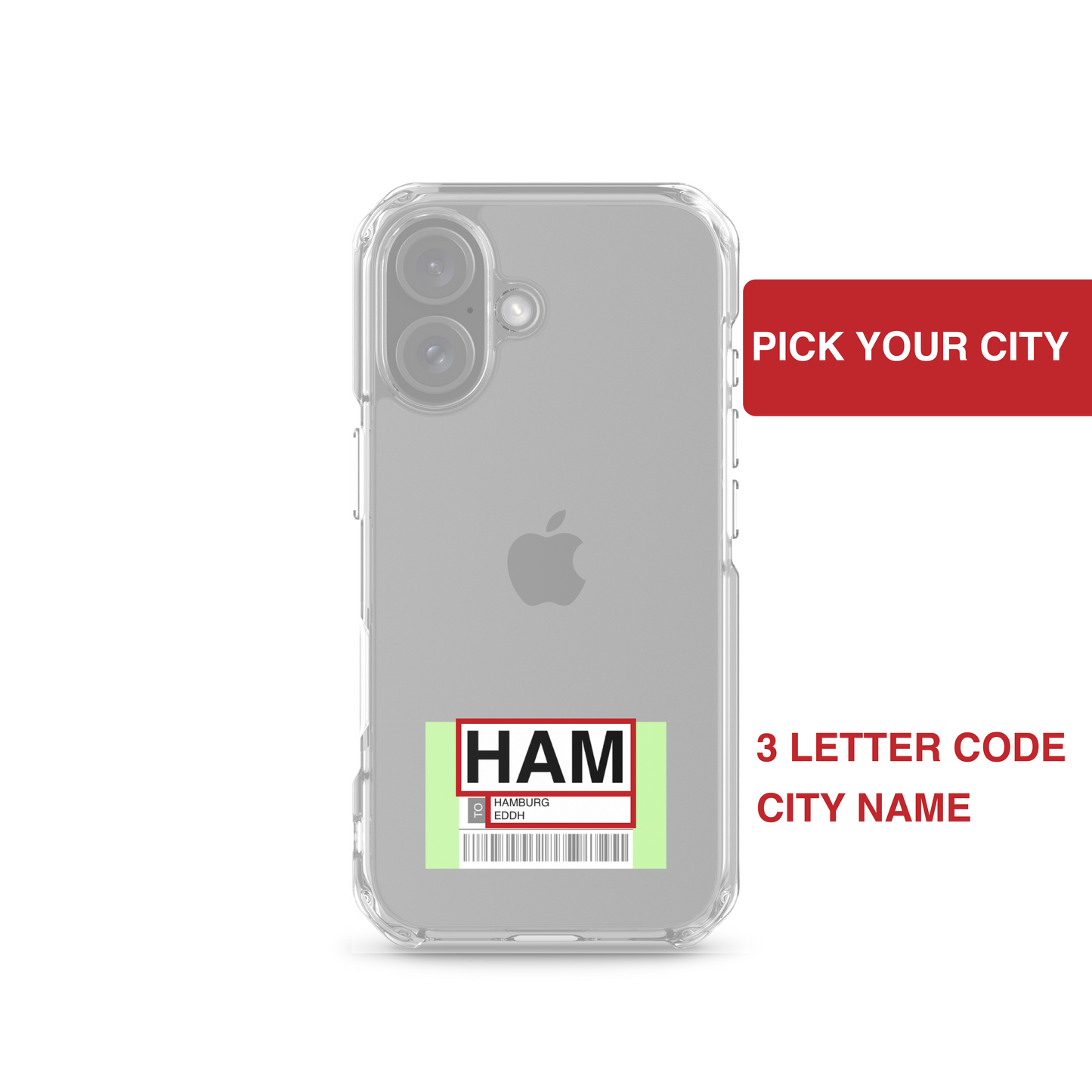 iPhone Hülle Clear Individualisiert