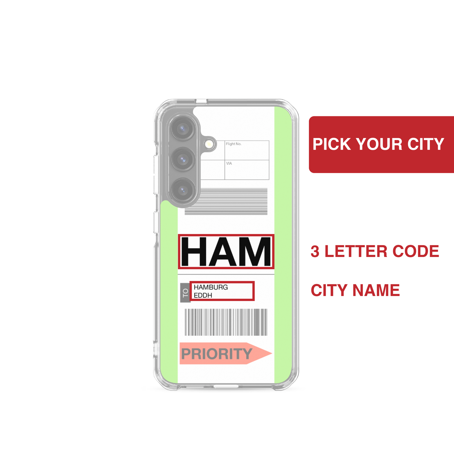 Samsung Hülle Full Baggage Tag Individualisiert