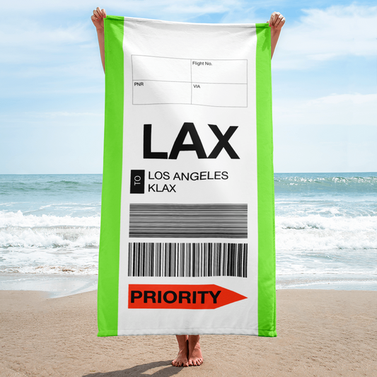 Strandtuch Baggage Tag Individualisiert